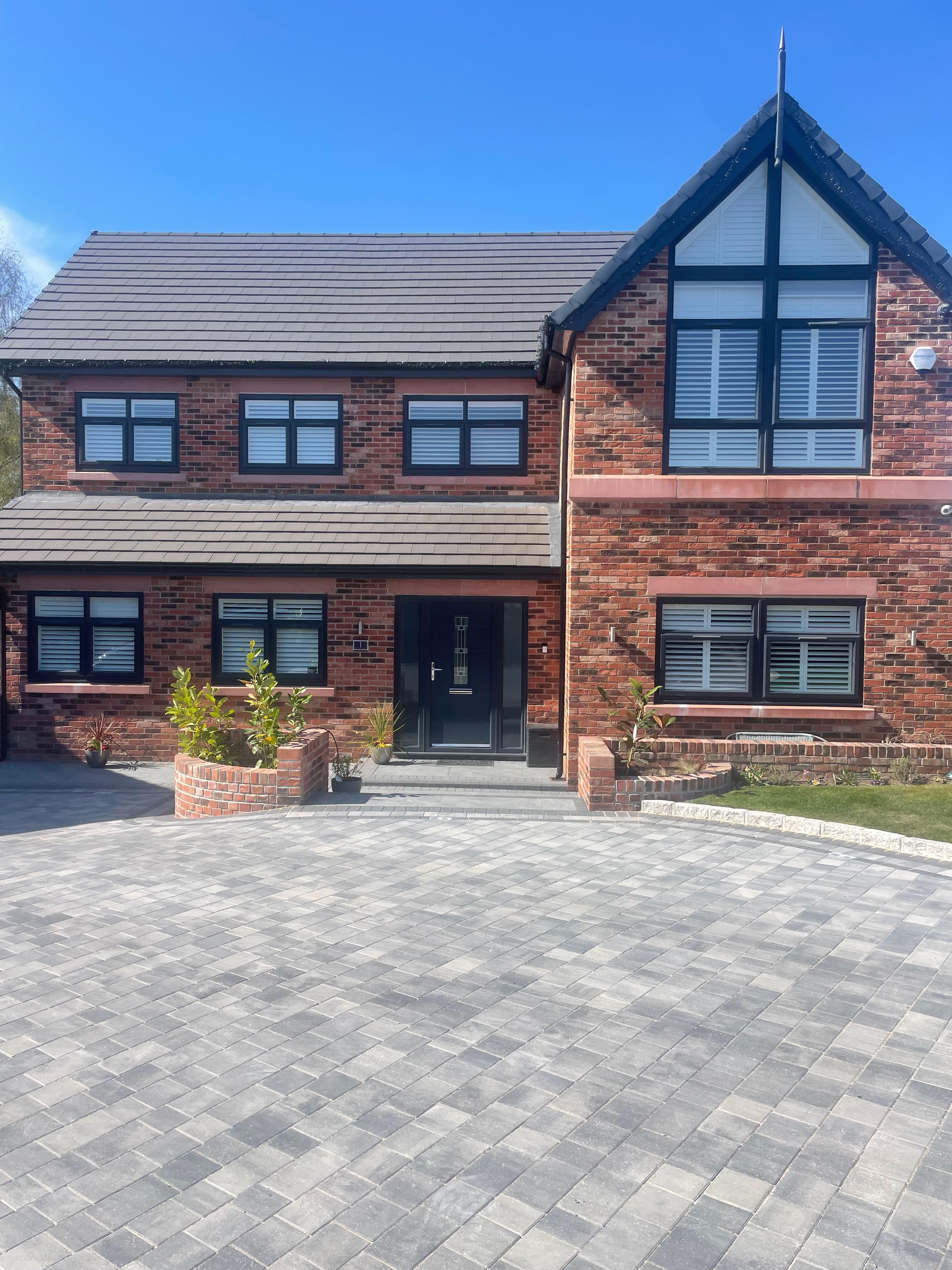 Premium block paving driveway installed by Dalys Driveways Manchester