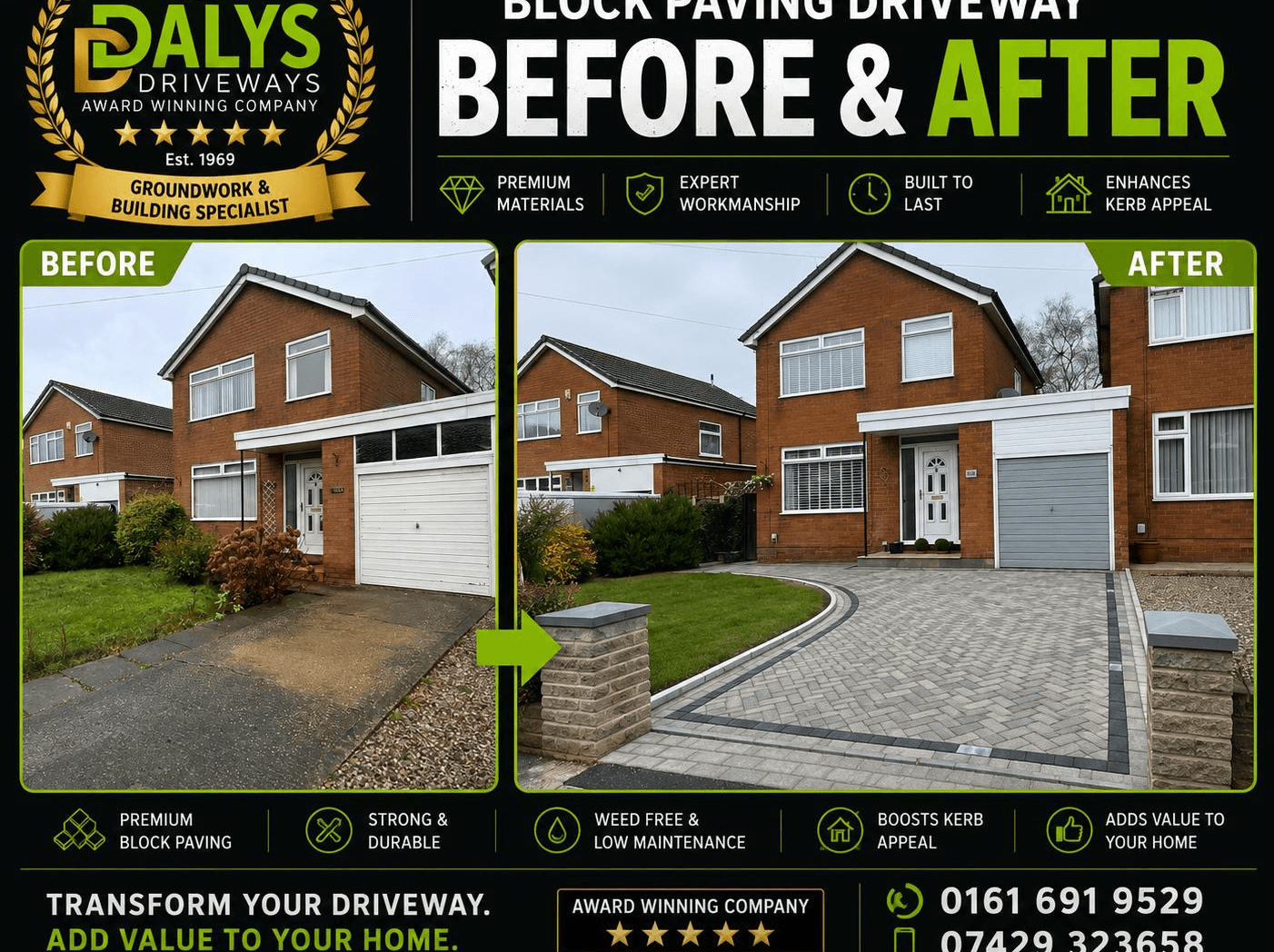 Block Paving Driveways Northwich — Dalys Driveways